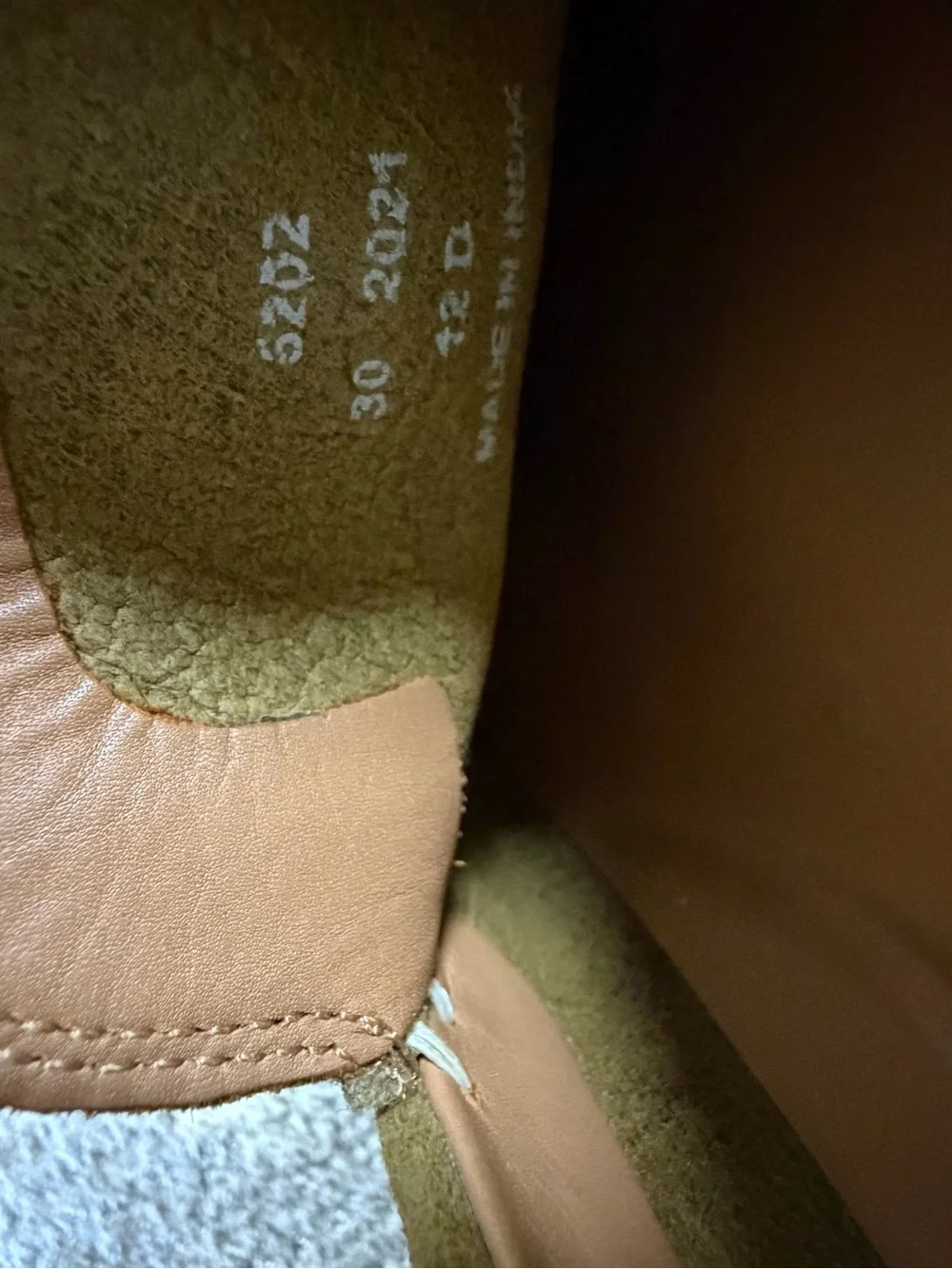 Allen Edmonds Wilder Olive Green Suede Slip-On Loafers